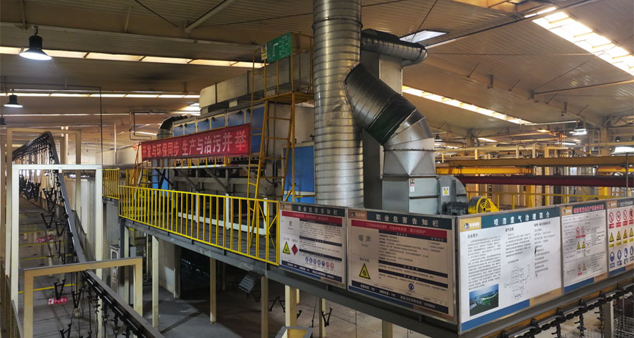 rear view of a train braking system